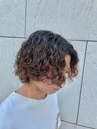 カラー パーマ メンズ 町田エリアＮｏ．１/ パーマ特化/太田京希のヘアスタイル