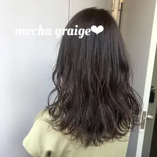 ロング カラー レイヤーカット 韓国ヘアayameのヘアスタイル