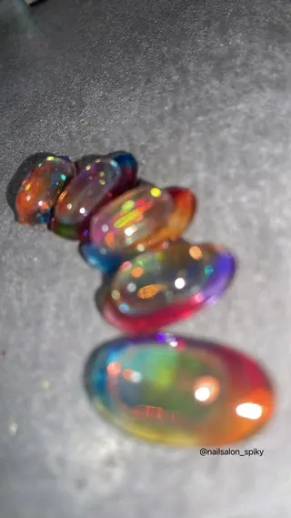 ネイル Spiky とうげ ふうかのネイルデザイン