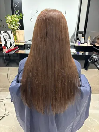ロング カラー 大森 万紘のヘアスタイル