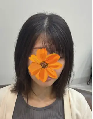 ミディアム 加藤 優子のヘアスタイル