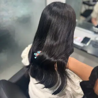 ロング Yuzu️🫧/艶髪 カラー/韓国ヘアのヘアスタイル