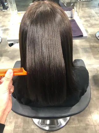 ミディアム パーマ 🌟横浜THREE 店長担当🌟のヘアスタイル