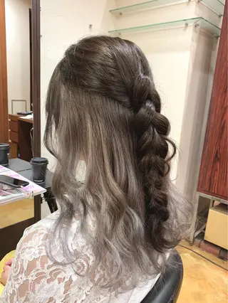 セミロング カラー 韓国レイヤーカット★ 小林大樹のヘアスタイル