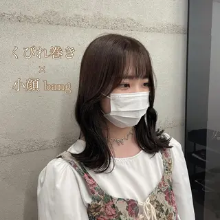 ミディアム カラー ヘアアレンジ🎀 yuuka 🤍のヘアスタイル