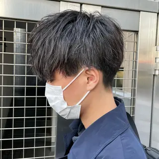 ショート パーマ メンズ 【メンズ縮毛矯正】 田中秀斗のヘアスタイル