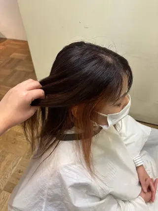 ミディアム 古川 心のヘアスタイル