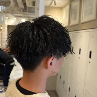 パーマ メンズ 石井秀二郎メンズ パーマ京都河原町のヘアスタイル