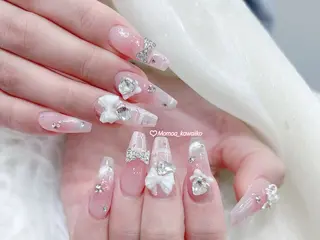 ネイル MoMoA Nail ネイル長さ出し専門店のネイルデザイン
