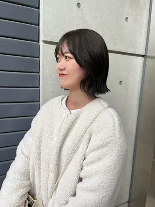 ミディアム 透明感カラー人気 ナンバーワンMIYUのヘアスタイル