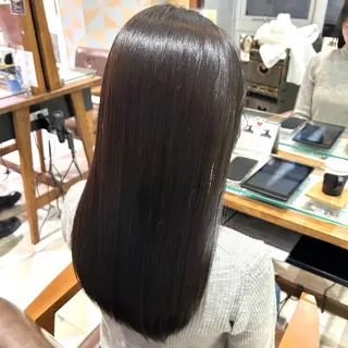 ロング カラー ヘアアレンジ 吉水 彩乃 /ボブ/艶感カラーのヘアスタイル