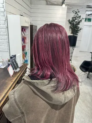 ミディアム カラー SALOWIN札幌大通り所属・札幌ブリーチカラー/ ダブルカラー/ドイのヘアスタイル