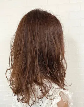 セミロング カラー 🎁無料カットカラー 📷撮影モデル募集✨のヘアスタイル