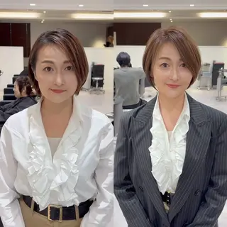 ショート ✨大人ショート特化 /カットモデル/銀座のヘアスタイル