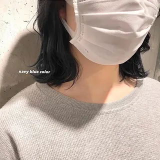 ミディアム カラー パーマ ヘアアレンジ メンズ キッズ ネイル マツエク・マツパ 透明感カラー・レイヤ ー🎀amika🎀のヘアスタイル