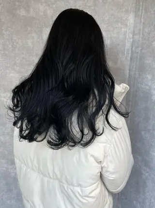 ロング カラー 【完全個室】髪質改善 暖色カラー/山崎唯奈のヘアスタイル