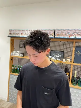 パーマ メンズ メンズパーマ 北原寿樹のヘアスタイル