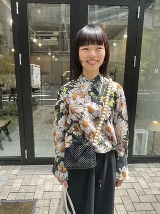 ミディアム eri kinjoのヘアスタイル