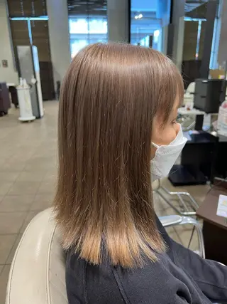 ミディアム カラー brace今里店店長 加井直樹のヘアスタイル