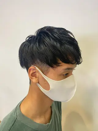 ショート メンズ & kuのヘアスタイル