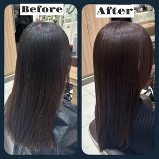 カラー 鈴木かのん/縮毛矯正 /ミニモ限定クーポンのヘアスタイル