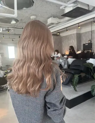 ロング カラー 新井 勢のヘアスタイル