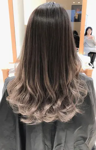 ミディアム カラー ヘアアレンジ モテ髪透明感❤️ デイズヘアカラーのヘアスタイル