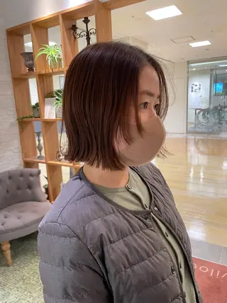 ショート カラー 石渡このみ 🍊レイヤーカットのヘアスタイル