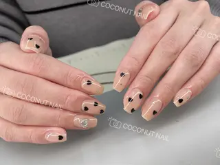 ネイル 神田 ココナッツのネイルデザイン