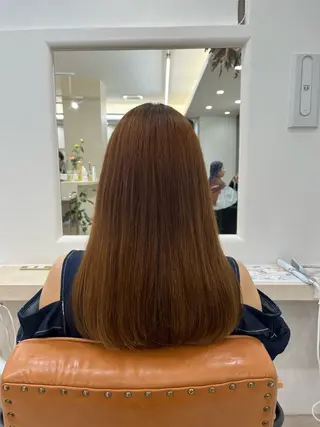 りな🪽カット /縮毛/透明感カラーのヘアスタイル