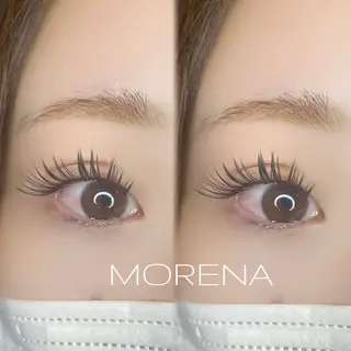 マツエク・マツパ 小顔eyelash MORENAのマツエク・マツパデザイン