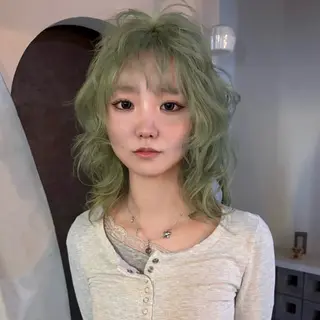 セミロング カラー ☆ AYA/DEANのヘアスタイル