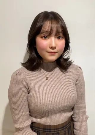 カラー RISAKO レイヤーカット🎀のヘアスタイル