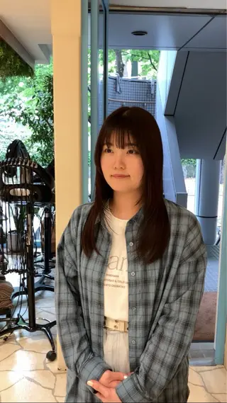 ロング カラー ヘアアレンジ 久野紗愛 【髪質改善　艶髪】のヘアスタイル