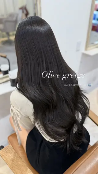 カラー mareka/顔周り /透明感カラー🤍のヘアスタイル