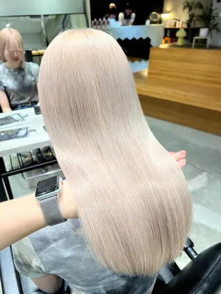 ロング カラー ヘアアレンジ 🍯傷ませないカラー 髪質改善🍯彪雅のヘアスタイル