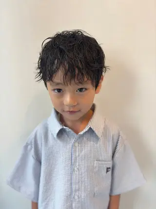 パーマ メンズ キッズ trace♡ himaiのヘアスタイル