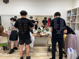 ミディアム カラー パーマ ヘアアレンジ メンズ キッズ ネイル マツエク・マツパ 藤井 仁紀のヘアスタイル
