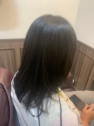 ミディアム フリーランス理美容師 いさかのヘアスタイル