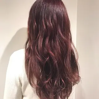 ロング カラー ヘアアレンジ Zina渋谷エリア マネージャShionのヘアスタイル