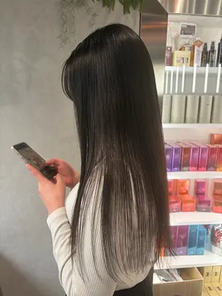 ロング カラー 透明感カラー🫧🎀 まりなのヘアスタイル