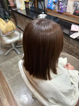 ショート カラー パーマ イツキ🌕デザインカ ラー🥨髪質改善🫧のヘアスタイル