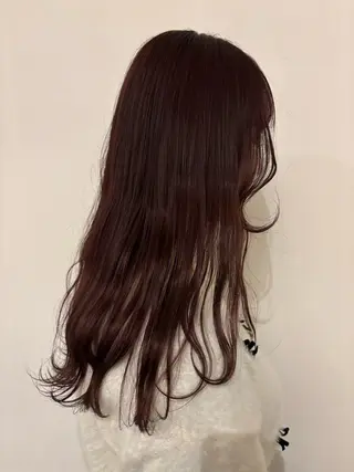 ロング イナイ ハルカのヘアスタイル