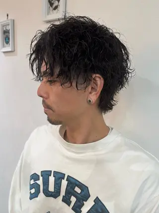 パーマ メンズ AKI 🐉のヘアスタイル