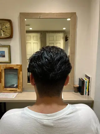 ショート メンズ 🌀メンズパーマ🌀 🐏丸山祐宇🐏のヘアスタイル