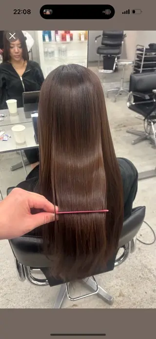 ロング 🎀 うる艶透明感 カラー / 錦糸町のヘアスタイル