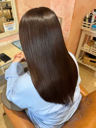 セミロング 髪質改善/艶髪/ 稲葉史泰のヘアスタイル