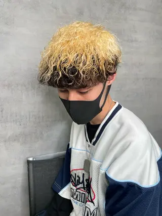 カラー パーマ メンズ 町田エリアＮｏ．１/ パーマ特化/太田京希のヘアスタイル