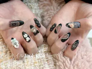 ロング ネイルJaol 池袋のネイルデザイン