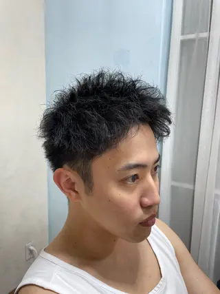 ショート メンズ 姫路アンメリーアン ダンのヘアスタイル